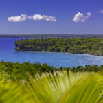 Photo encadrée de la baie de Jokin à Lifou, en Nouvelle-Calédonie, par BFO Photographie