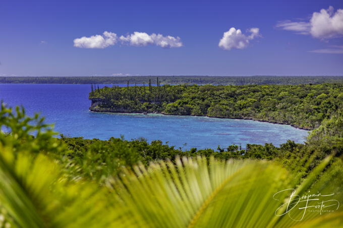 Photo encadrée de la baie de Jokin à Lifou, en Nouvelle-Calédonie, par BFO Photographie
