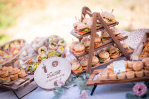 Gâteau de baptême décoré lors d’une réception en Nouvelle-Calédonie, photographié par BFO Photographie