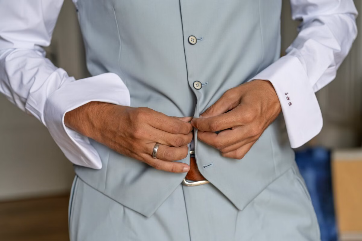 Préparation des mariés avant la cérémonie de mariage à Nouméa, photographiée par BFO Photographie