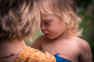 Portrait de famille avec enfant réalisé à Nouméa